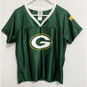 Aaron Rodgers Green Bay Packers NFL Team Apparel Women Jersey Football Size XL